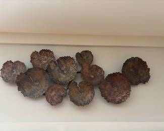 (2) Metal wall art $50.00 each
Approx 40”w 16” t 6”d