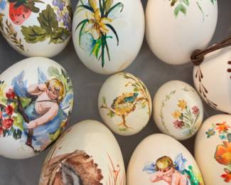 Hand painted eggs $8 each