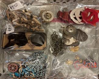 Jewelry: Costume, silver, beads, etc