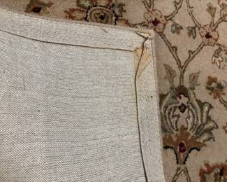 Beige & Black area rug 5’x 7’9” $350.00