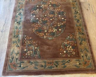 Mauve Chinese wool woven rug $295.00
4’ x 6’