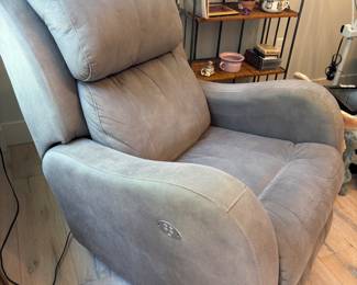 Grey electric rocker & recliner $350.00
34”w 34”d 38”t
