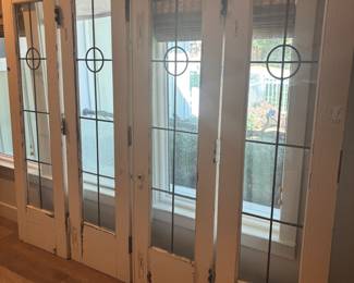 Antique 1905 Ball Room Doors from Bayou Texar in East Hill, $950.00 pair No discount. 23 7/8”w 82.5”t 1.75” d