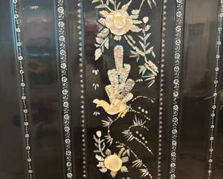 Pair of Black lacquer with mother of pearl Japanese Doors $900.00 pair
43” w 68” t