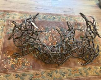 Shidoni Metal wall sculpture by Thomas C Hicks 1927-2019. $1,200.00
56”w 34”t 7” d