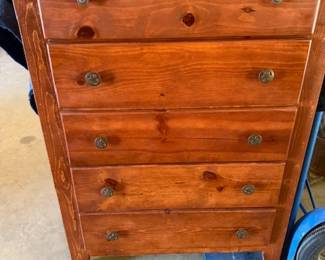 Chest of Drawers with Texas Star drawer pulls
