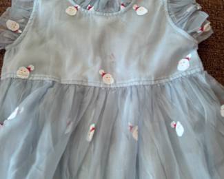Little girl's Christmas dress
