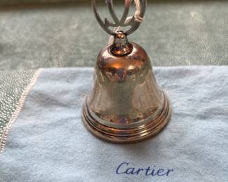 Sterling silver Cartier dinner bell