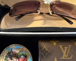 Chanel sunglasses in case