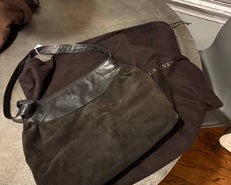 Botega suede handbag
