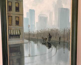 Unsigned oil painting