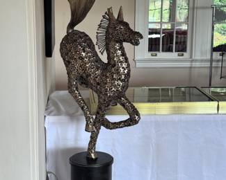 Vintage Artex floor lamp