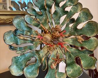 Large Jay Strongwater enameled bowl