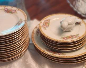 Diamond made in Japan, 1930'sw Floral Sprays Porcelain China