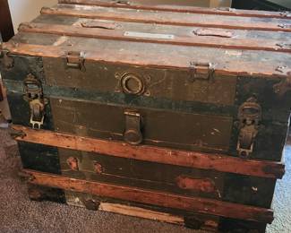 Antique Steamer Trunk