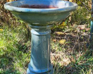 Ceramic Bird Bath