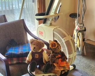 Vintage Air Strider Exercise Bike & Stationary Bike. Bearington Bears Autumn Collection.