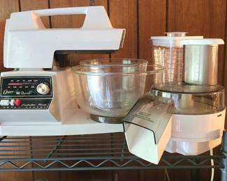 Oster Regency Kitchen Center. (still looking for mixer beaters)
