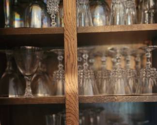 Crystal Stemware Sets, Iridescent Wine Glass Set.
