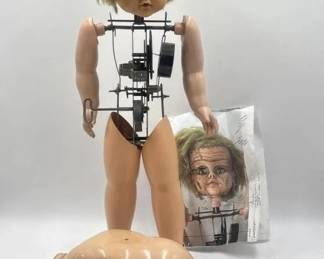 1950s wind up doll