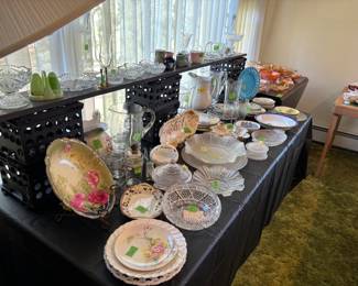 Assorted dishes and glassware (much more than shown in photos)
