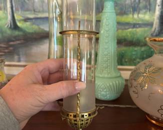 Wellsbach Gasolier lamp
