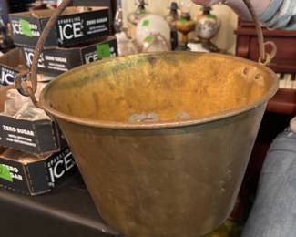 Brass Apple Butter Kettle