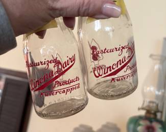 Winona Dairy, Winona Lake, Indiana (pint bottles)