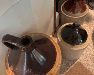 Large assortment of crocks