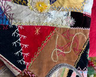 AMAZING Crazy Quilt, Elwood, Indiana