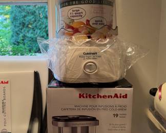 KitchenAid Cold Brew Machine & Frozen Yogurt and Ice Cream Maker. 