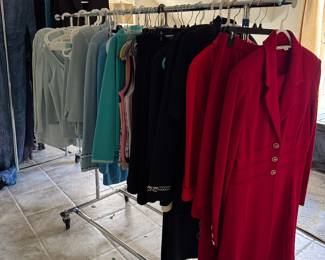 Three Racks of St. John Clothing! We Have Evening Gowns, Too! Sizes 8 - 14. Photo 1 of 3.