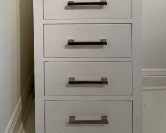 Restoration Hardware Hutton 4-Drawer Chest of Drawers. Measures 20" W x 16" D x 34" H. Photo 1 of 3.