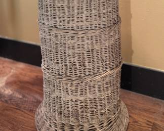 Woven Basket Umbrella Stand. Photo 1 of 2.