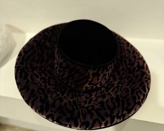 Leopard Wool Hat. Photo 1 of 2.