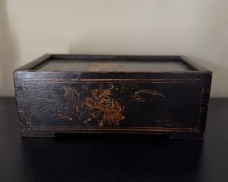 Chinese Lacquered Box. Measures 13" W x 7.5" D x 5" H. Photo 1 of 3.