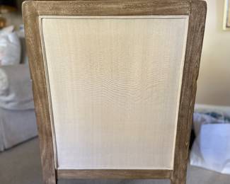 Pair of French Louis XVI-Style Bergere Chairs. Each Measures 25" W x 36" D. Photo 3 of 6.