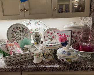 Portmeirion & Spode Serving Pieces. 