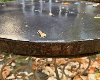 Pedestal Outdoor Dining Table. Photo 3 of 3.