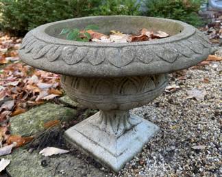 Cast Concrete Planter.