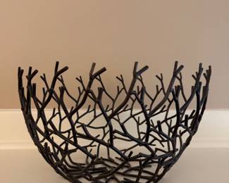 Michael Aram Thatched Twig Bowl.