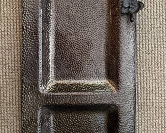 Michael Aram Black Orchid Glass Serving Tray. Measures 17.5" x 9.5".