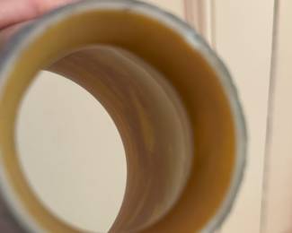 Glass Lamp Shade Attributed to Quezal. Photo 2 of 2.