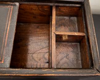 Chinese Lacquered Box. Measures 13" W x 7.5" D x 5" H. Photo 3 of 3.