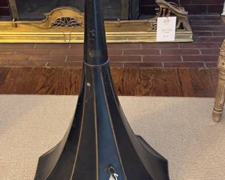 Antique Thomas Edison Standard Phonograph Trumpet Horn - 2 Available.  Each Measures 32" H x 19" D. Photo 1 of 2.