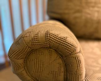 Smith Craft Damask Upholstered Chair. Measures 40" W x 36" D. Photo 4 of 4.