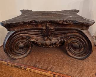 Corinthian-Style Composite Architectural Base. Measures 17" x 14" x 8" H. Photo 1 of 3.