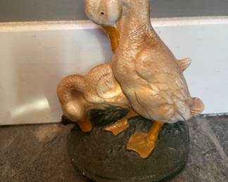 Cast Iron Duck Doorstop.