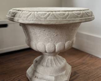 Cast Concrete Planter.