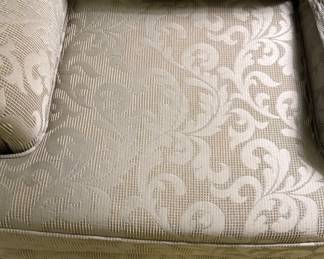 Smith Craft Damask Upholstered Chair. Measures 40" W x 36" D. Photo 3 of 4.